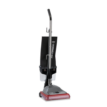 Sanitaire® Tradition Upright Vacuum Sc689a, 12" Cleaning Path, Gray-red-black freeshipping - TVN Wholesale